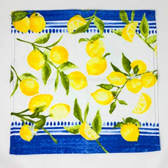 2 Food Network Lemon Kitchen Towels - Picture 2 of 5